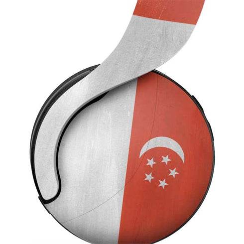 Singapore Flag Distressed PULSE 3D Wireless Headset for PS5 Skin